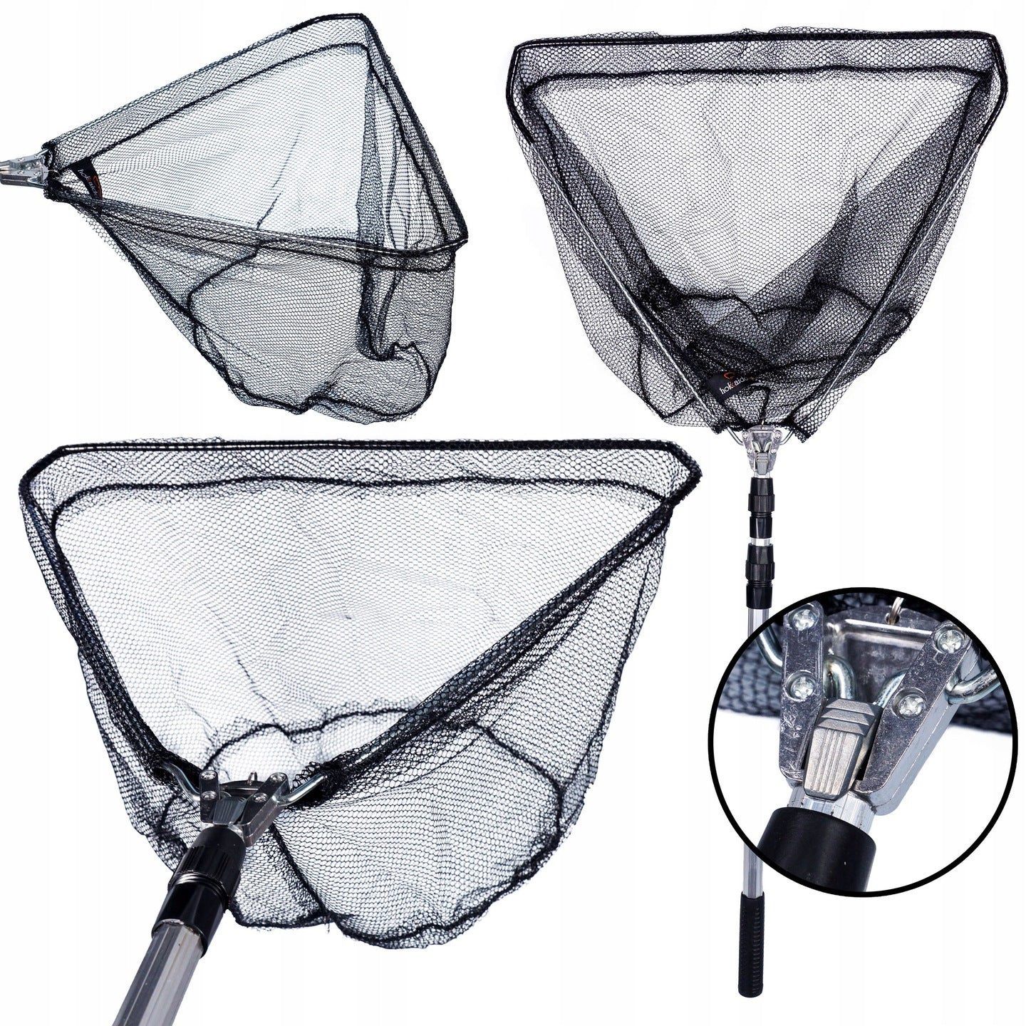 Telescopic Landing Net 3 Sections 195cm Strong