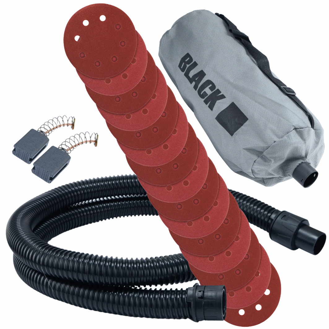 Krohvi siluv lihvmasin LED Black