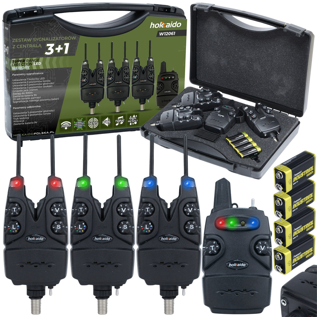 Hokkaido kalastusandurite komplekt koos 3+1 Bus Bar juhtseadme ja BAT RGB-ga