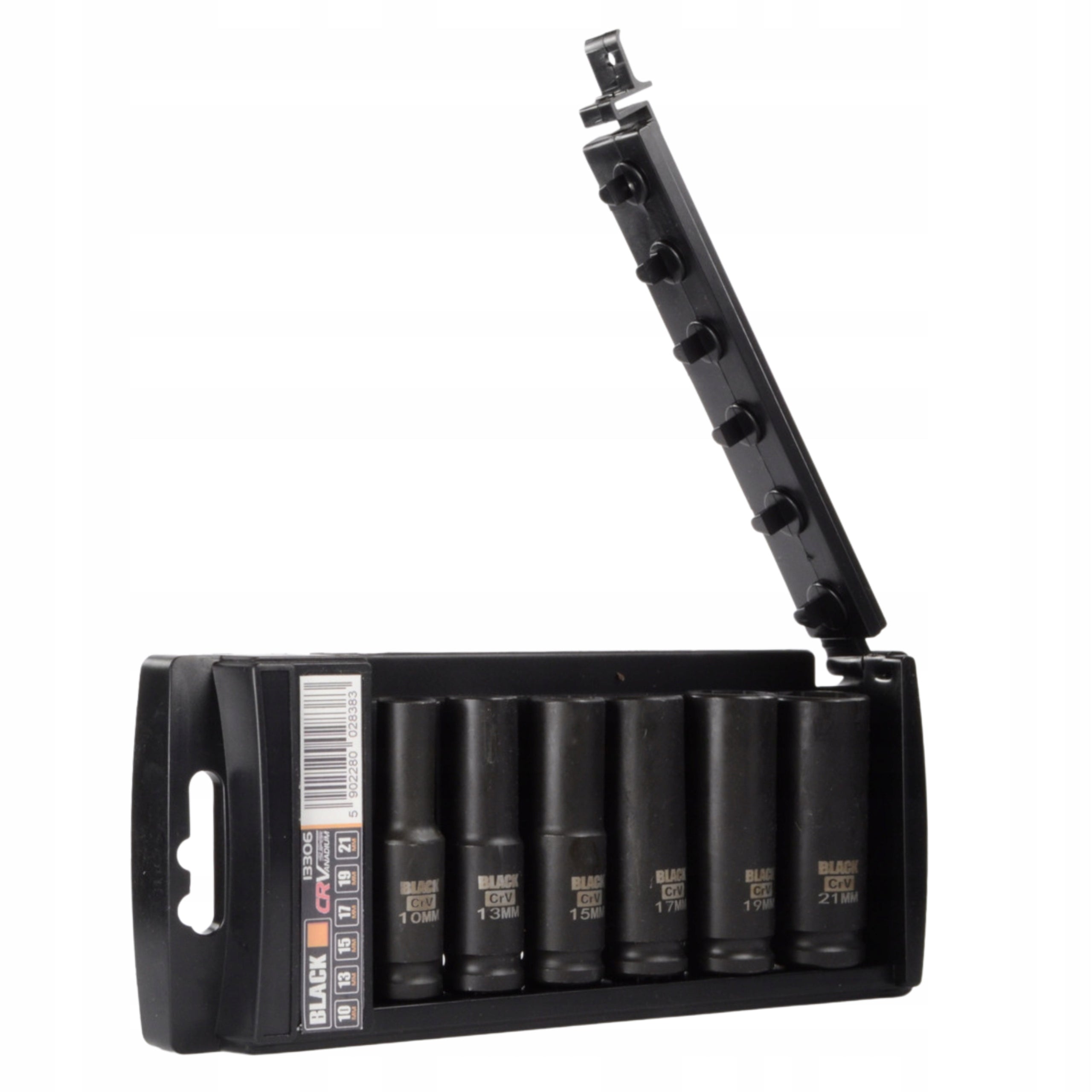 Professionaalne 1/2" löökpadrunite komplekt BLACK 10-21 mm 6 tk
