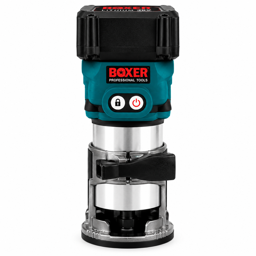 BOXER BX-216 Cordless Router Trimmer 18V 2x3.0Ah – 30,000 RPM 6/8mm