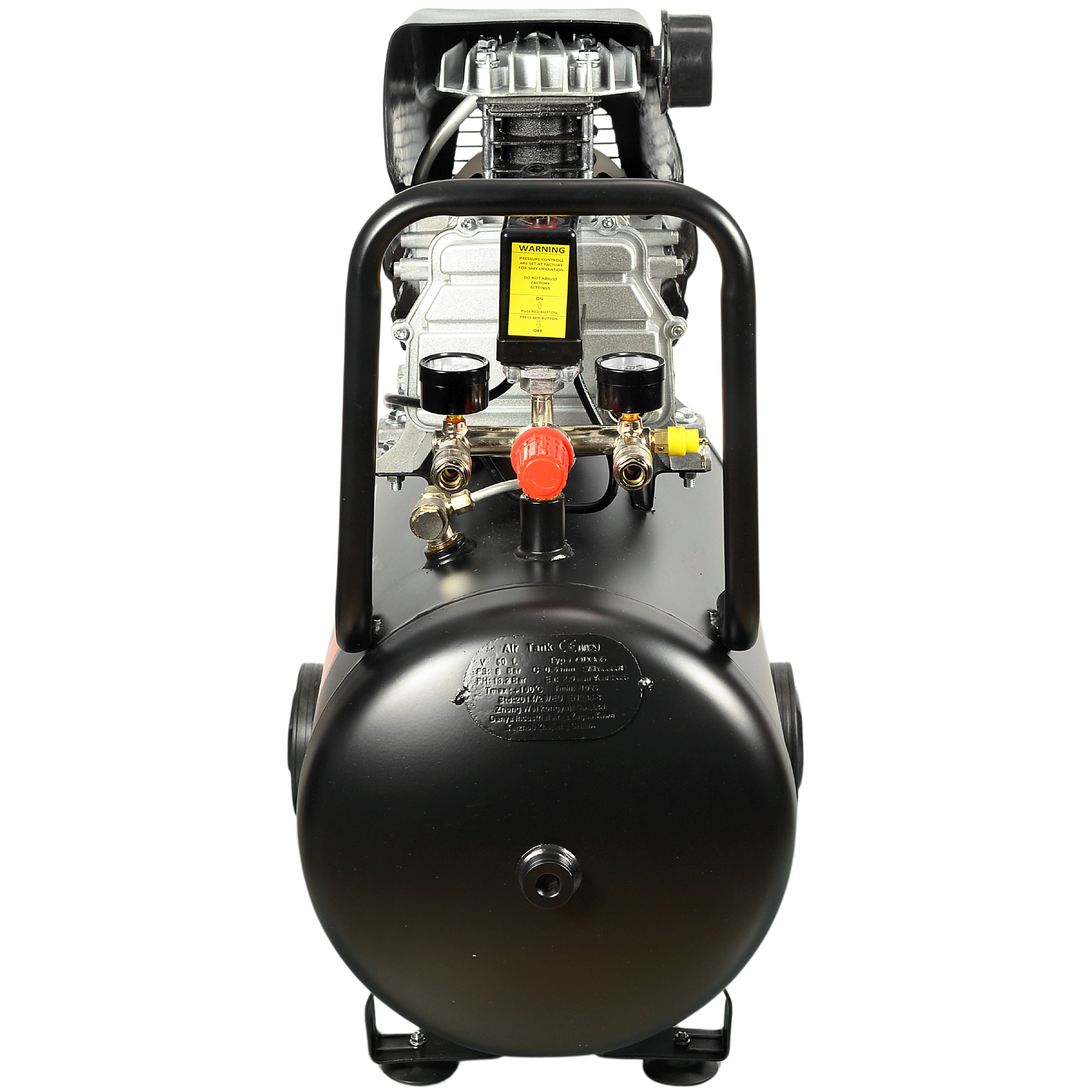 Professional 50L Black Oil Compressor 2.8KW Efficient