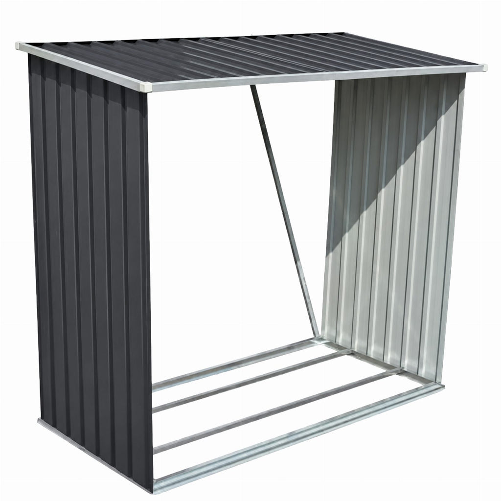 Metallist aia küttepuude hoiukuur 163 × 83 × 154 cm RC-K-2879