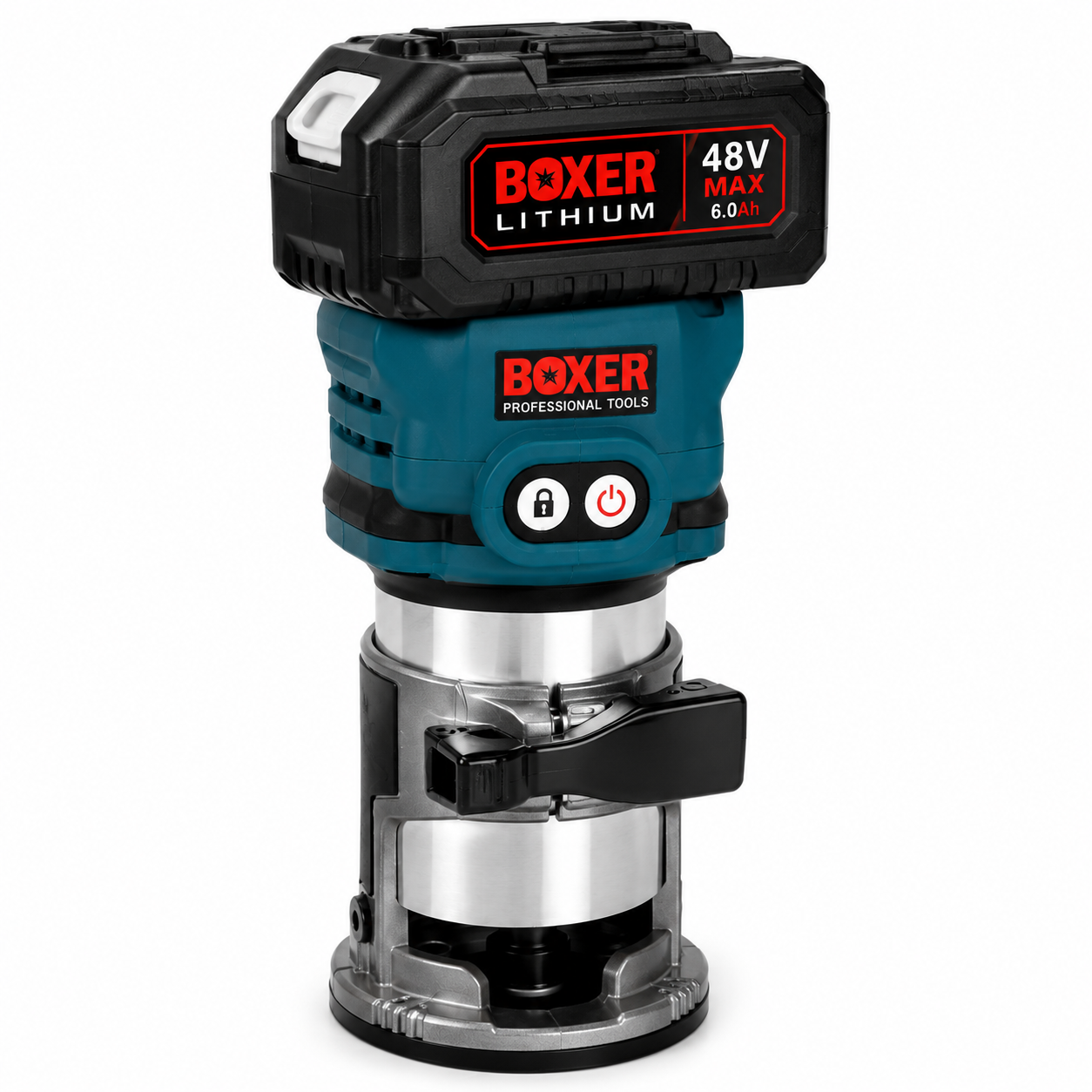BOXER BX-216 Cordless Router Trimmer 18V 2x3.0Ah – 30,000 RPM 6/8mm
