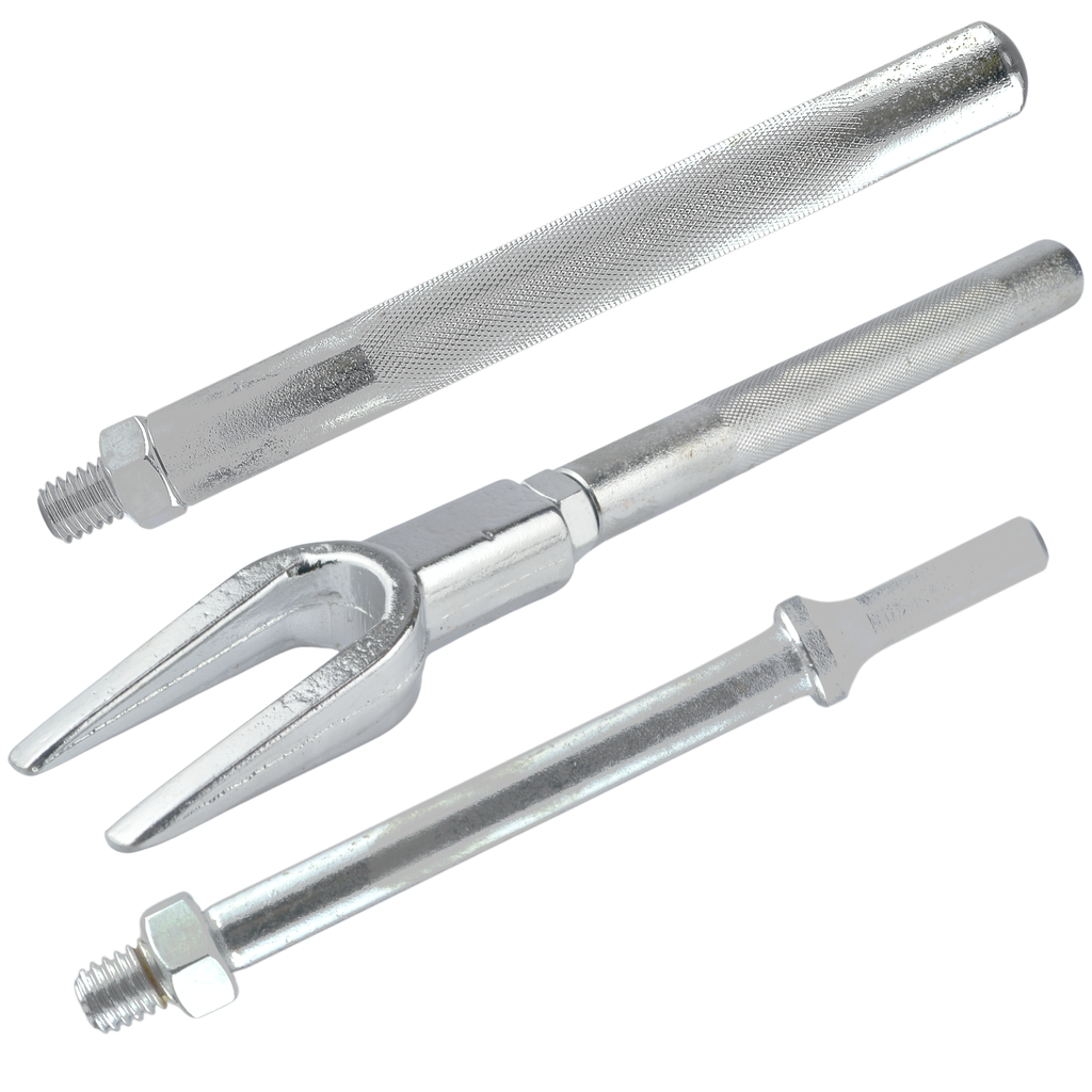 Tihvti ja roolivarda otsa eemaldamise kahvlid