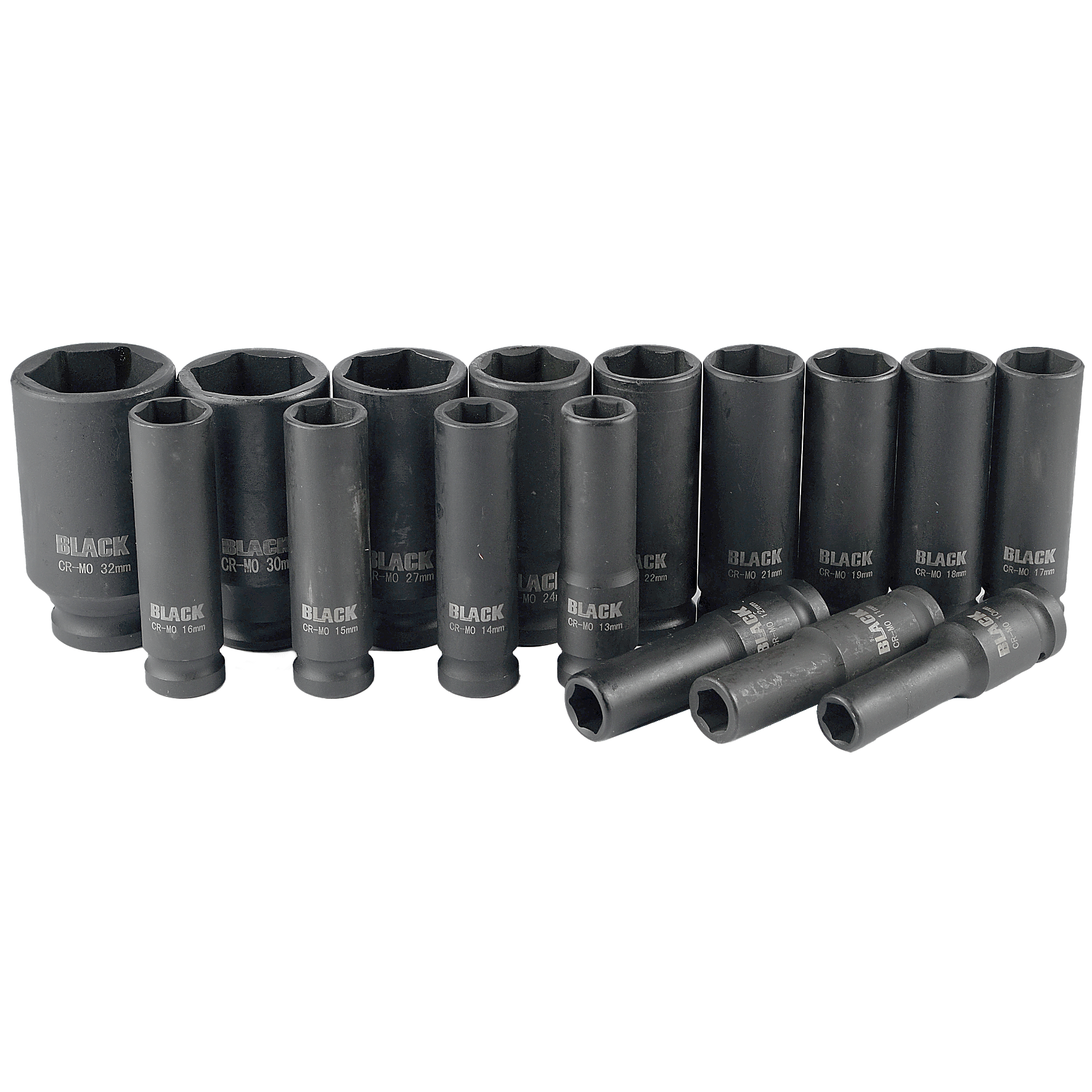 1/2" kuusnurksete löökpadrunite komplekt