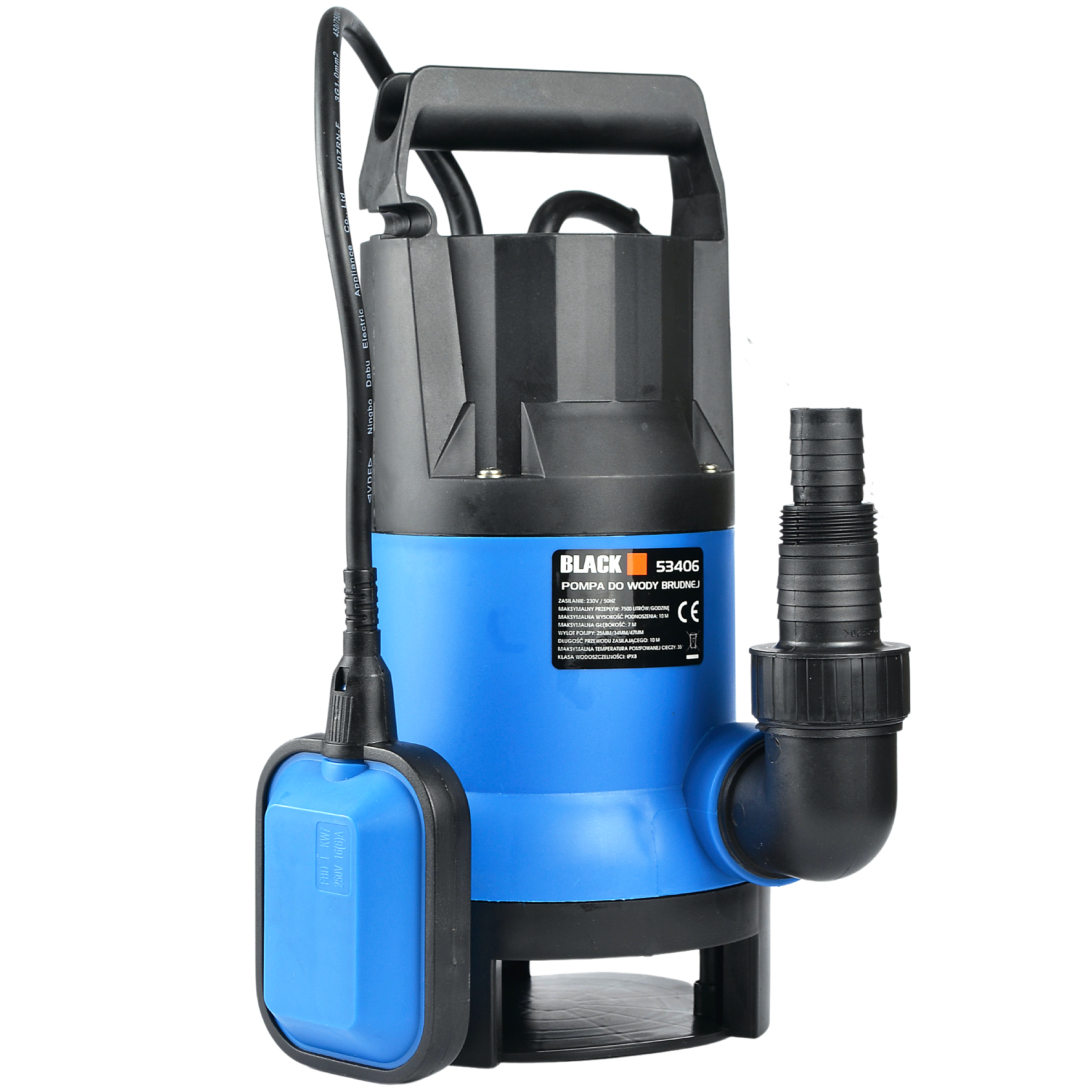 Pump with Float for Clean and Dirty Rainwater