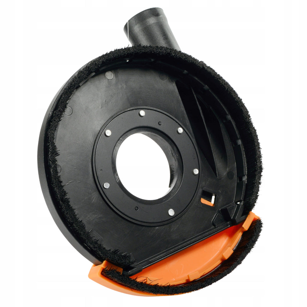 Dust Extraction Shield for 180mm Grinder Black Premium with Adapters