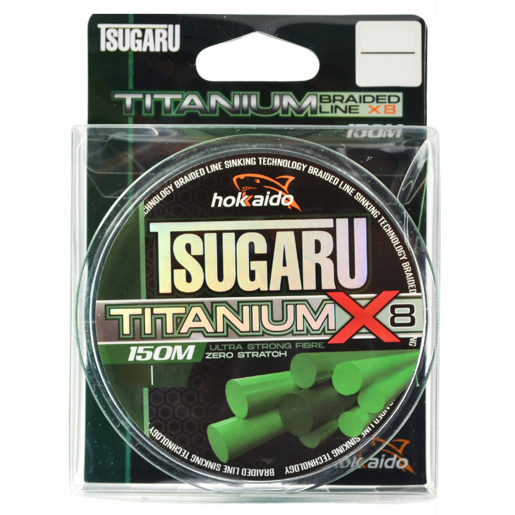 TITANUM X8 Hokkaido Braid 0.12mm 18.9kg 150m