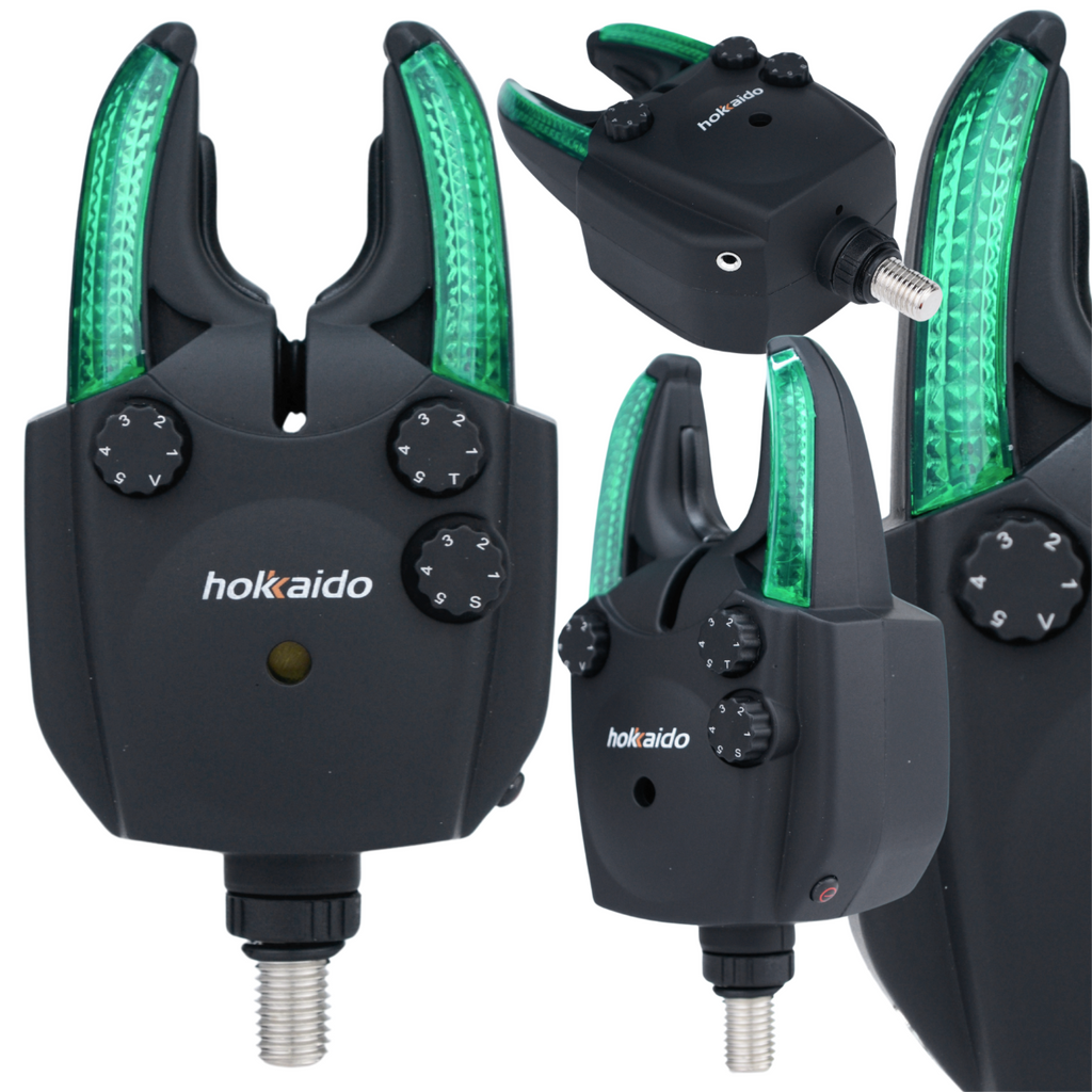 Set of Hokkaido Fishing Alarms 2+1 with Control Unit, Night Mode, and Memory