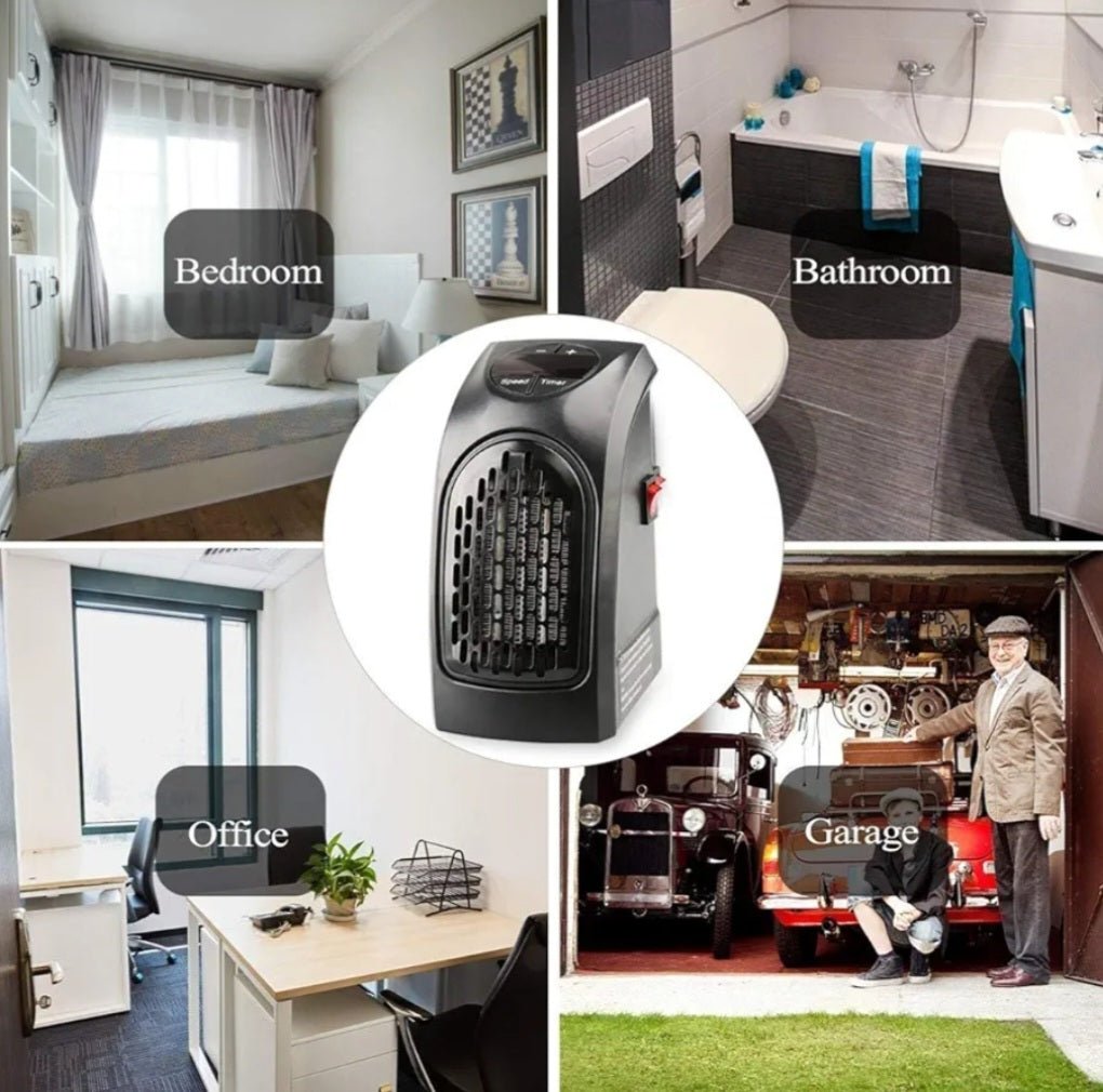 Eco Heater kaasaskantav pistikuga soojendi 450 W termostaadiga