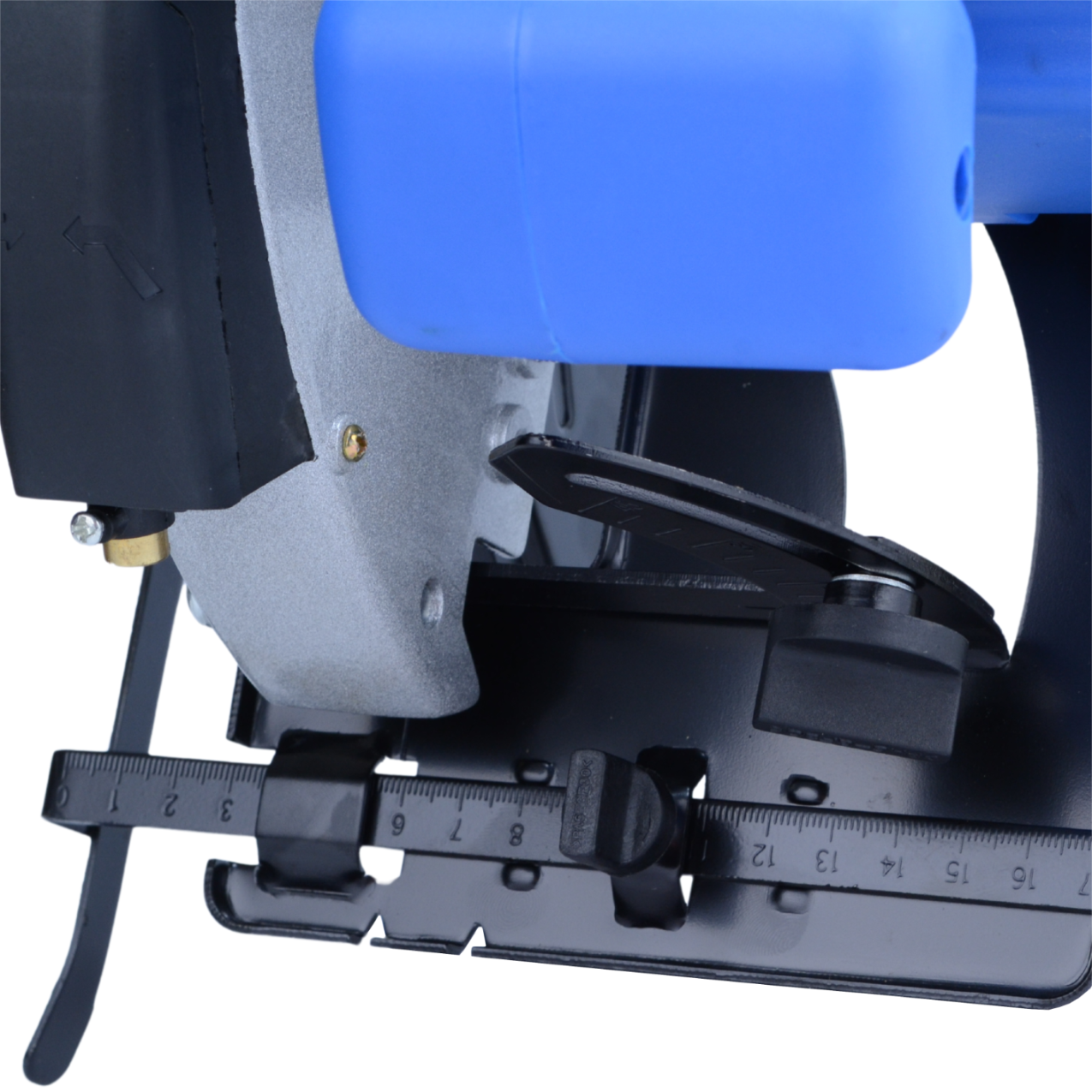 Võimas käsitsi kasutatav puidusaag laserjuhiku ja kaldlõikuriga