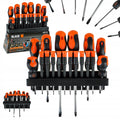 18-Piece Magnetic Screwdriver Set with Stand, Flat and Phillips Heads (C27)