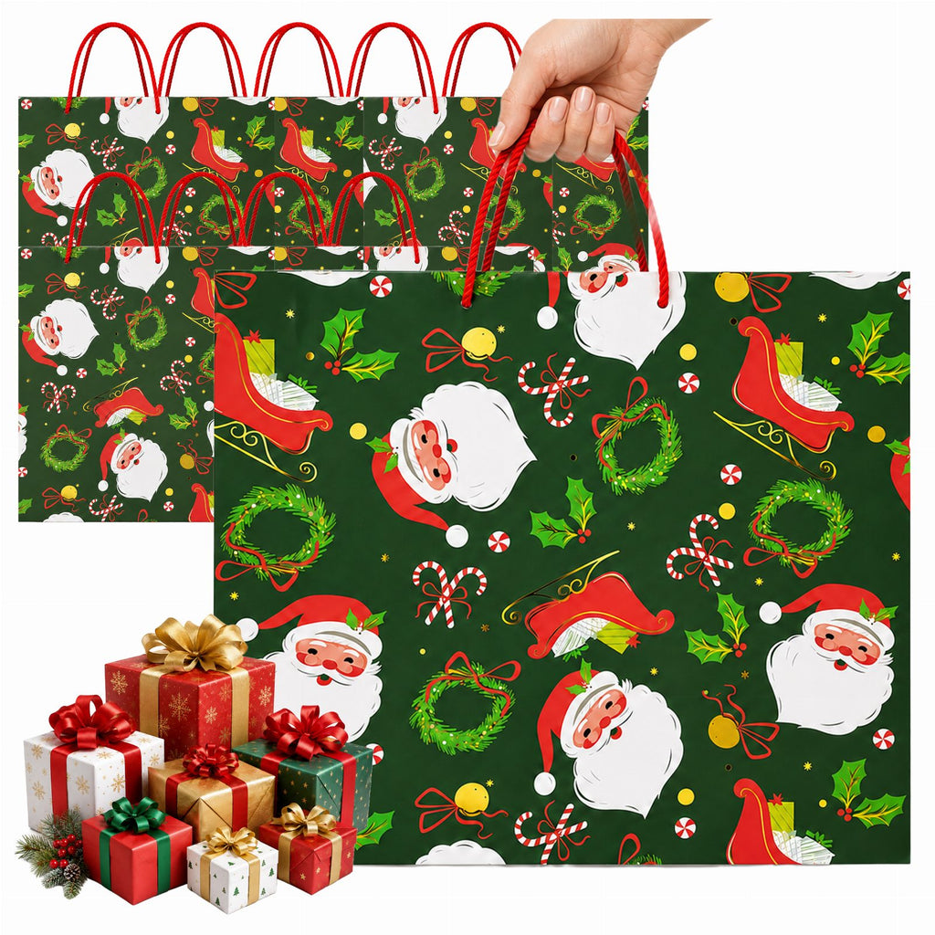 Christmas Gift Bag for Santa Presents under the Tree