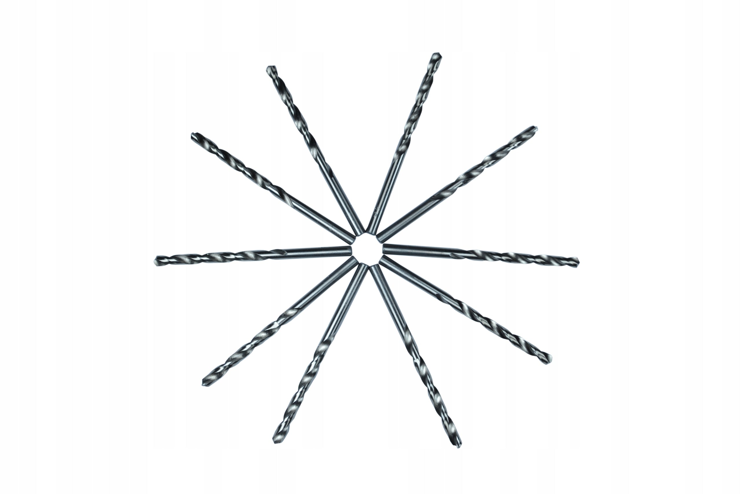 HSS Metal Drill Bits 1.0 mm, 10 pcs (33100)