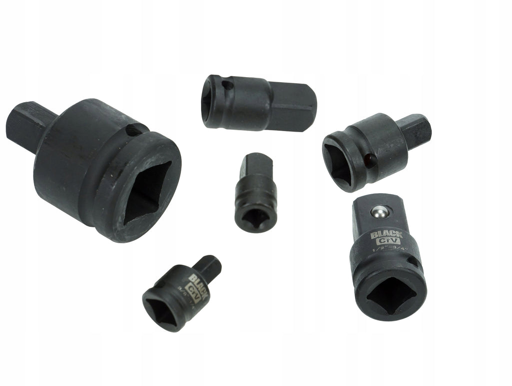 8 tk reduktsioonadapterid 1/2, 1/4, 3/8, 3/4