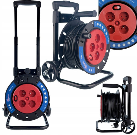 Ehitus - /aianduspikendusjuhe trumlil 25 m, 3×2,5 mm², IP44, ratastel - Ostuklikk