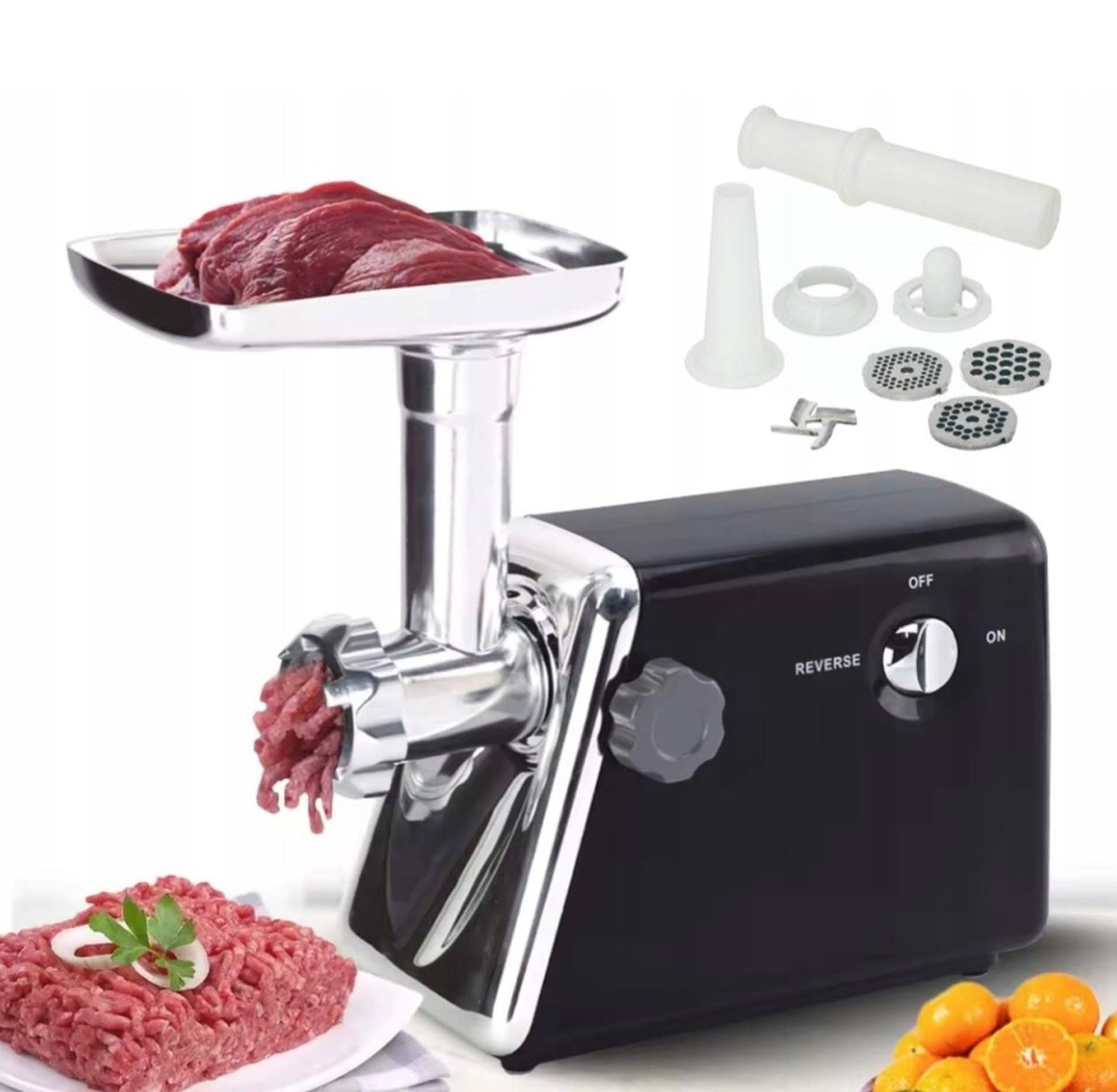 Royalty Line RL-MG5 Black Electric Meat Grinder 500 W