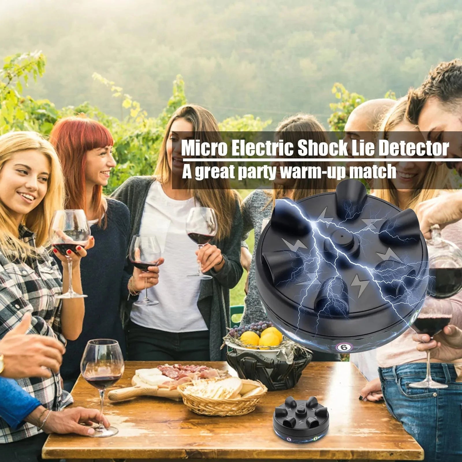 Elektriline valedetektori sõrmemängu mänguasi pidude jaoks