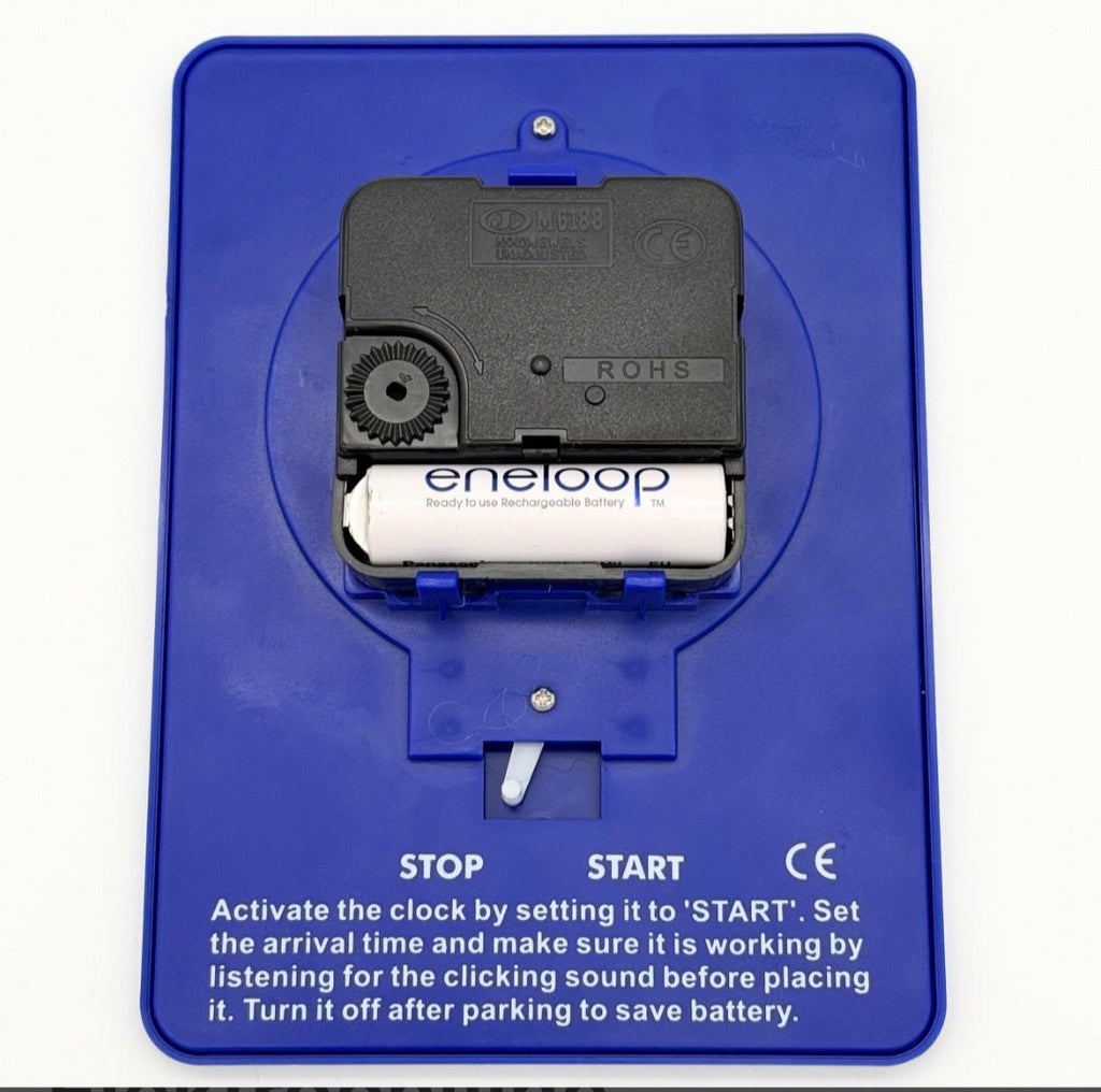 Elektrooniline parkimiskell automaatse aja seadistusega, patareitoitega