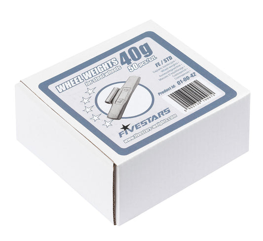 FiveStars klambriraskused terasveljele 40 g (Fe) – 50 tk