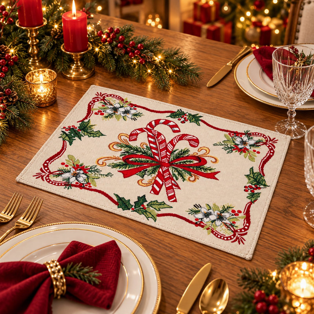 Christmas Table Napkin Protective 33x45cm