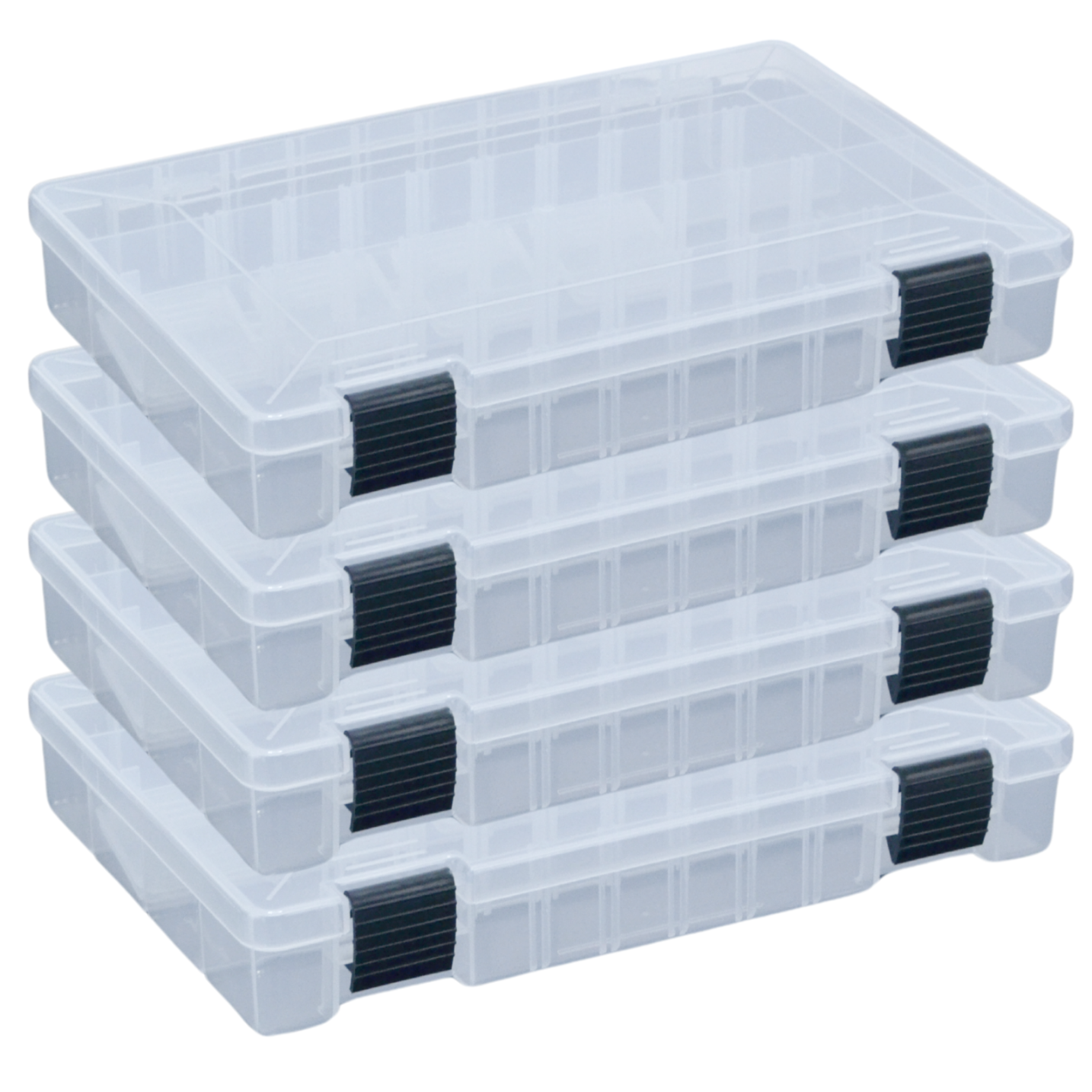 Suur Hokkado kalastuskott õlarihmaga, 6 karpi, jäik põhi, 30/40/20 cm