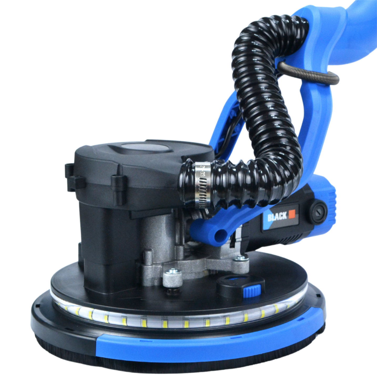 KROHVLI SILUMISEKS MÕELDUD KIPSPLAADI LIHVIMASIN, TOLMUVABA, ISEIMAV + LED 360, MUST