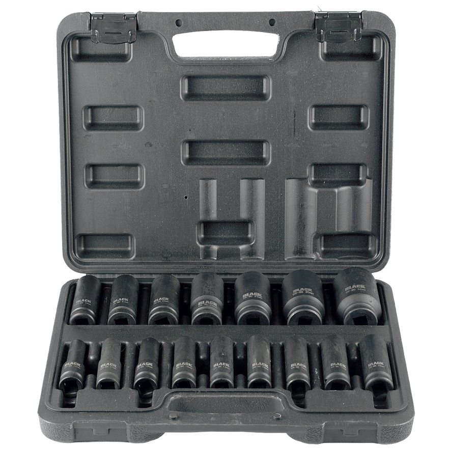 1/2" kuusnurksete löökpadrunite komplekt