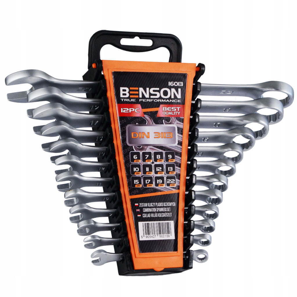 Benson Set of 12 Combination Wrenches DIN3113