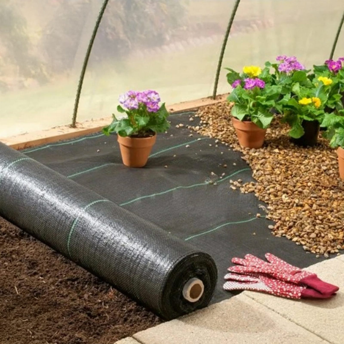 Weed Control Fabric 90g 1.6x50m Black UV