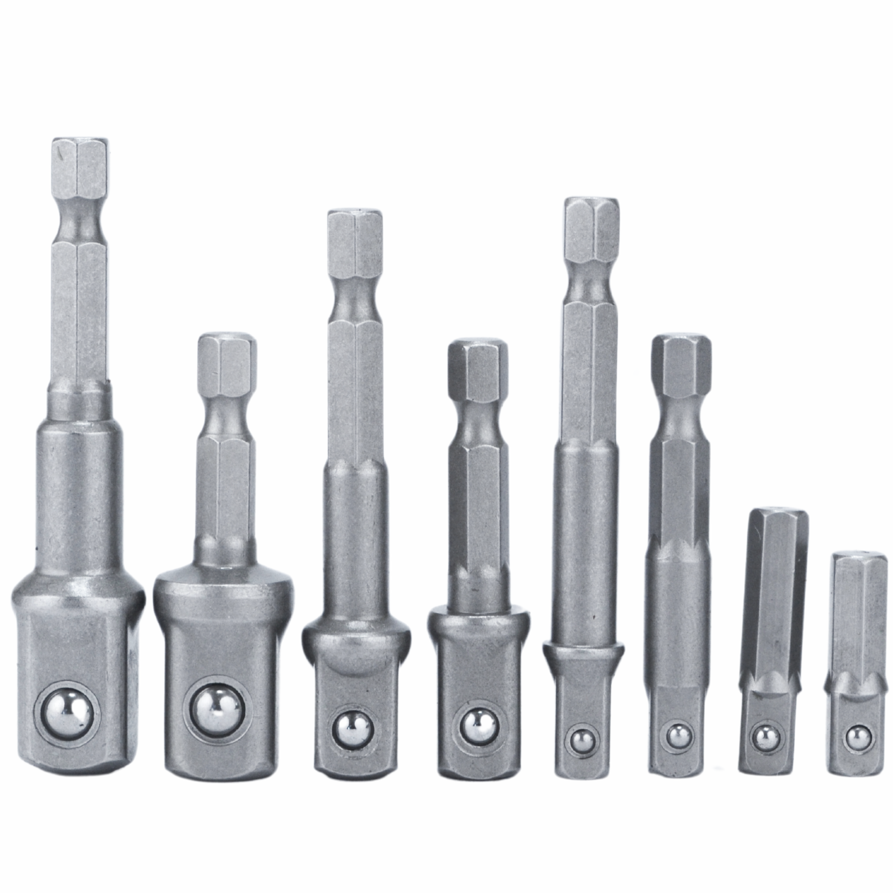 Reduction Adapters for Screwdriver Sockets 1/4, 3/8, 1/2