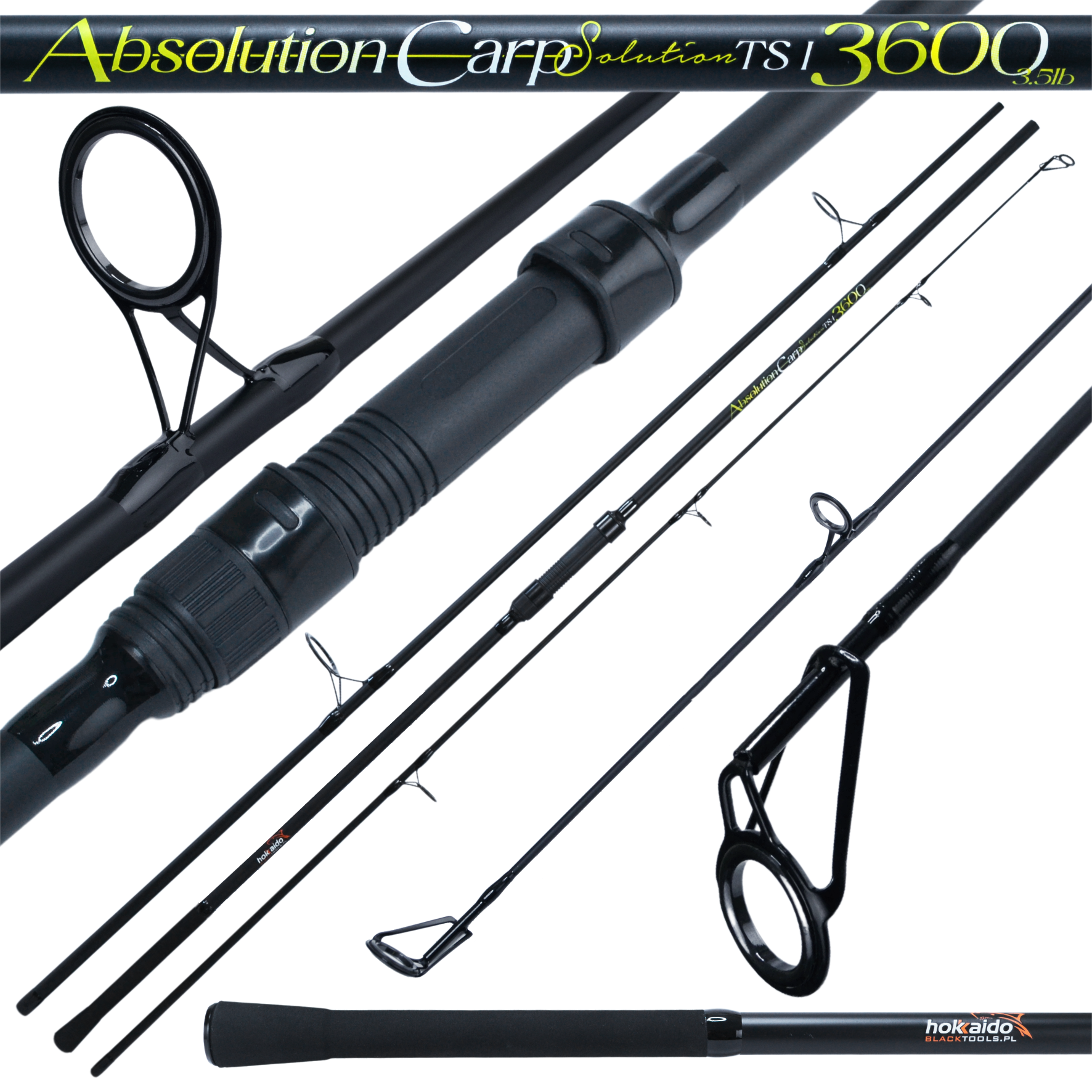 Hokkaido Absolution karbivarras 3.6m C.W. 70-125g 3.5lb 3 sektsiooni