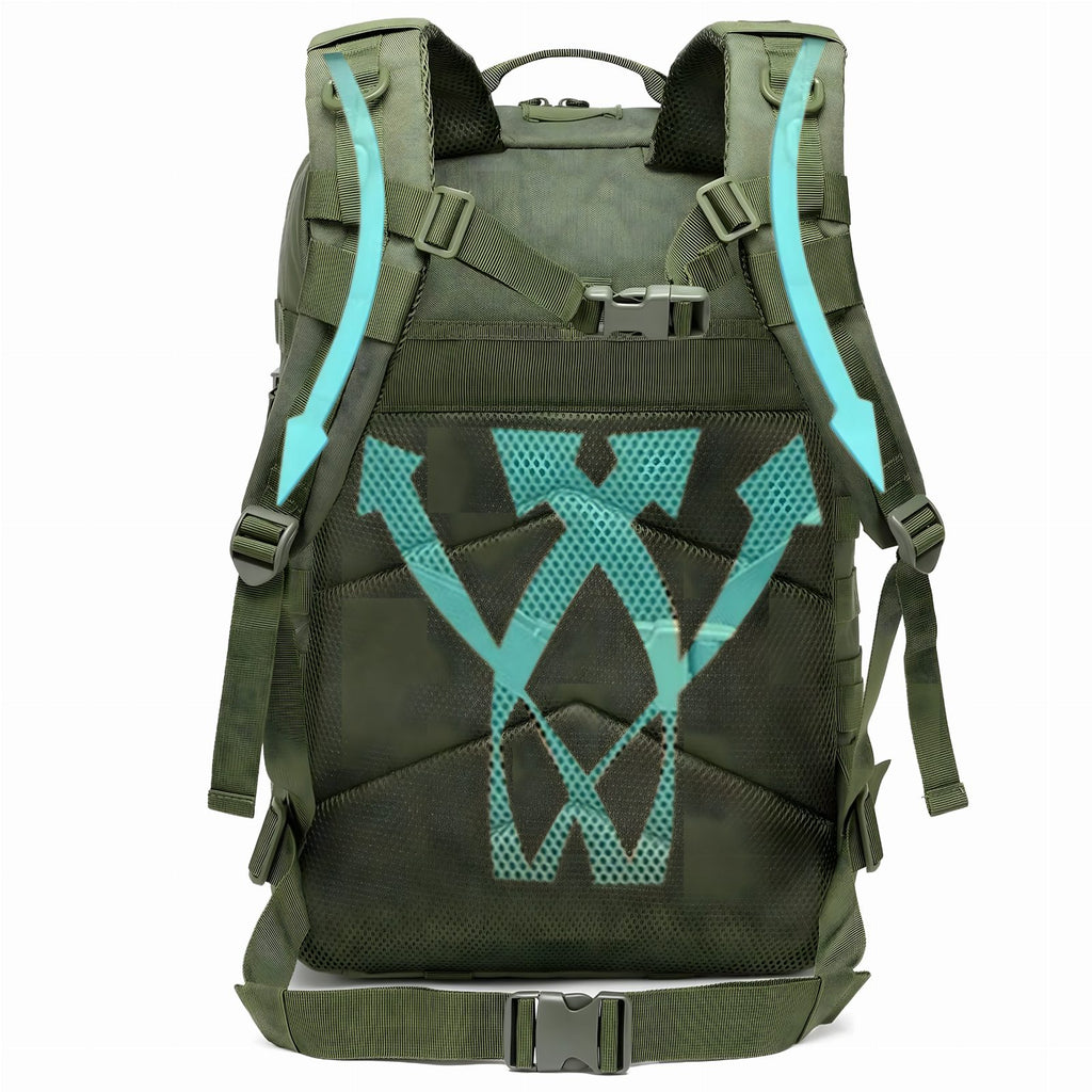 Taktikaline militaarstiilis reisiseljakott 45 l RC-K-1115