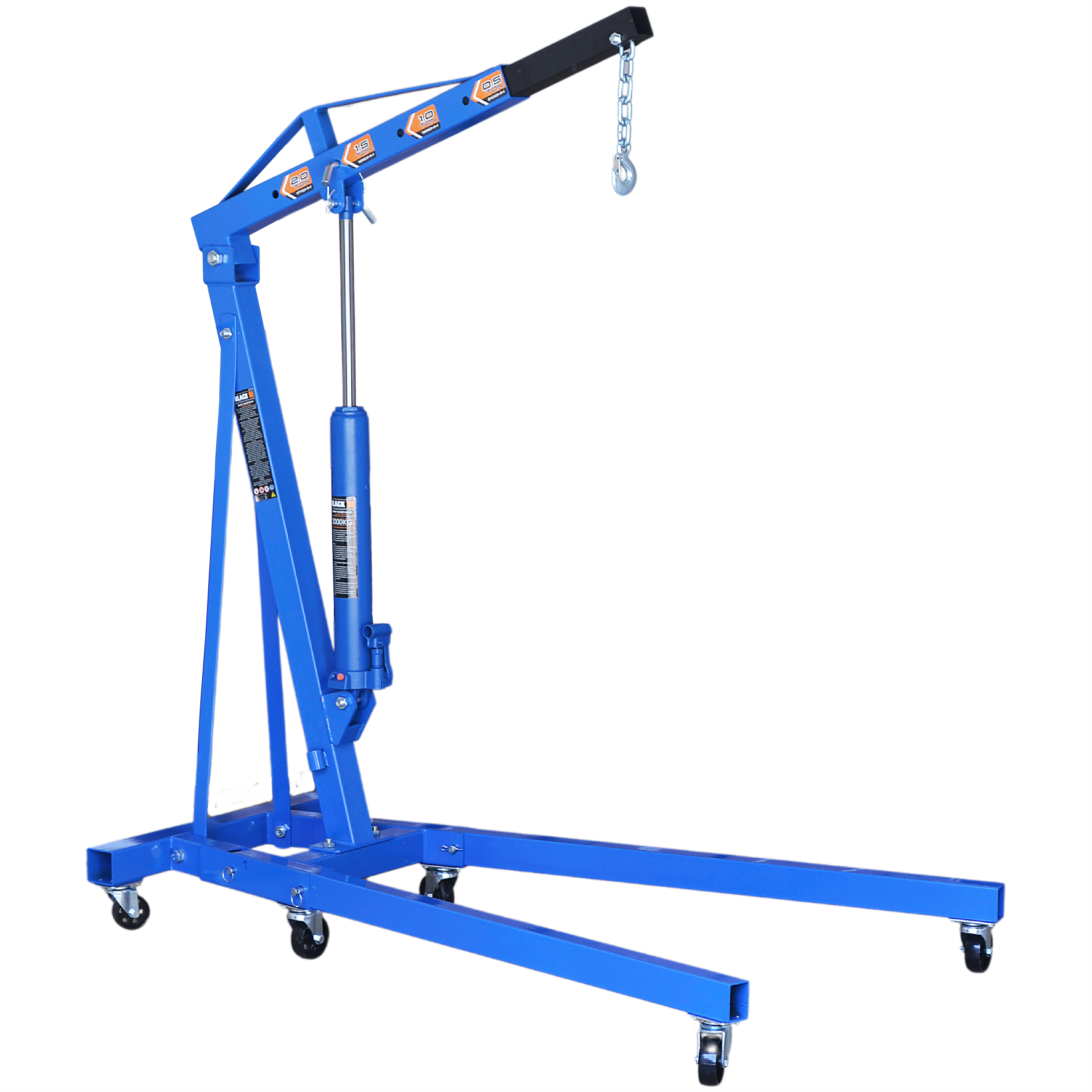 2T kokkupandav Black auto mootori kraana tõstuk töökotta