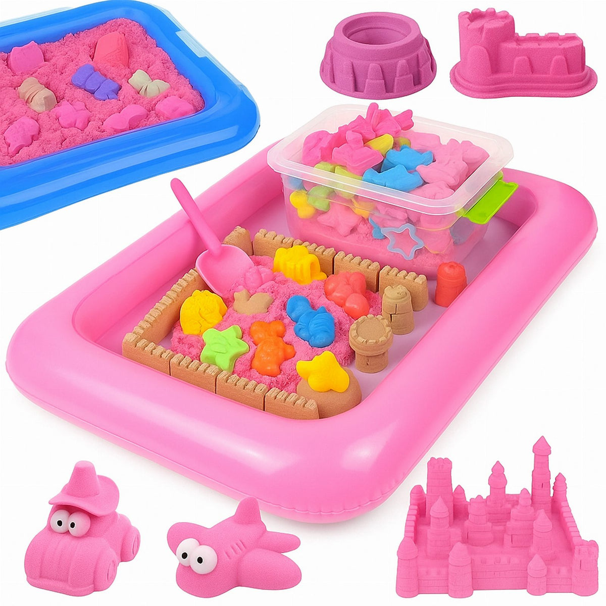 Kinetic Sand kineetilise liiva komplekt 2,5 kg 45-osaline RC-K-1094