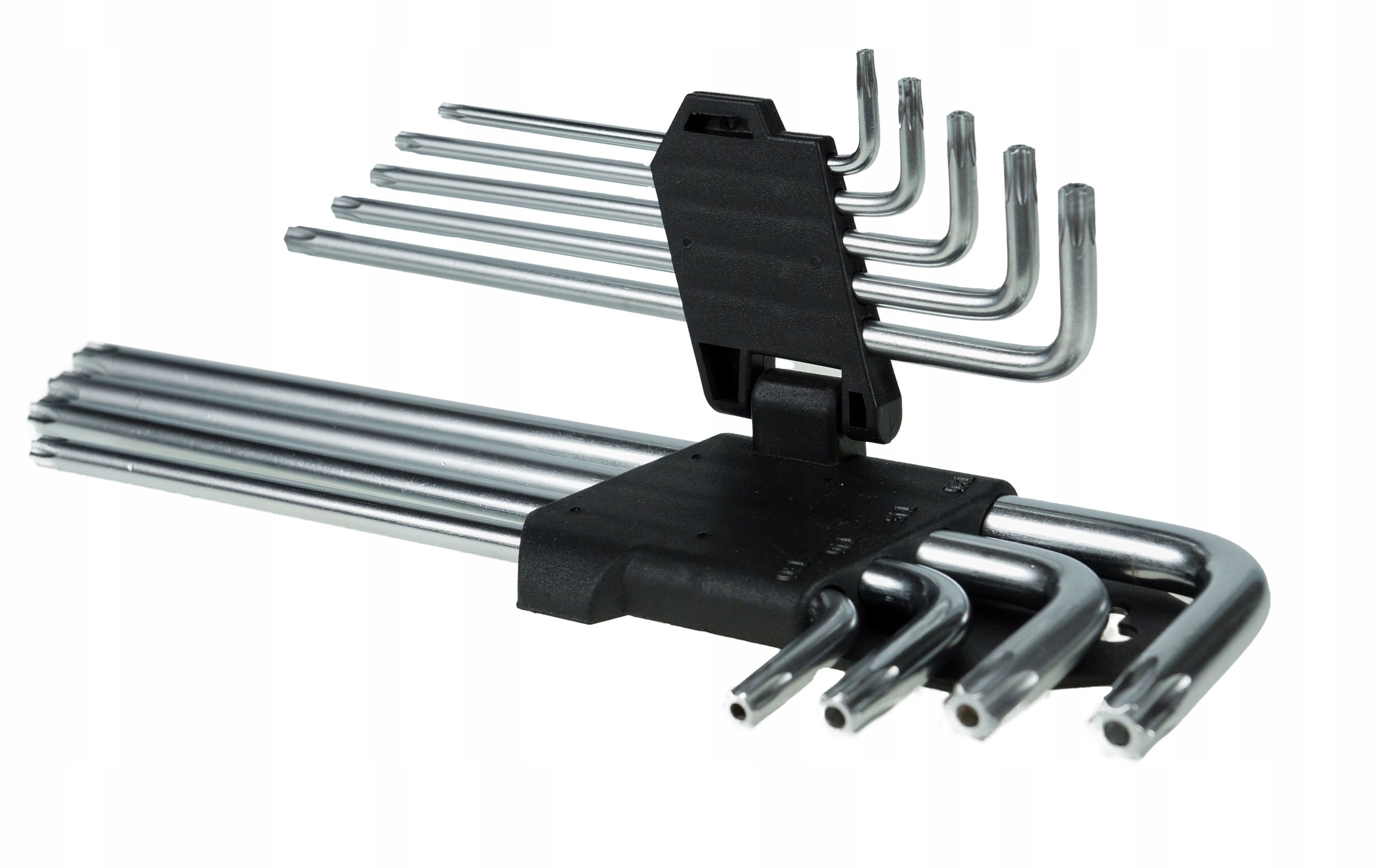 L-Shape Torx Allen Keys with Hole T10-T50, 9 PCS