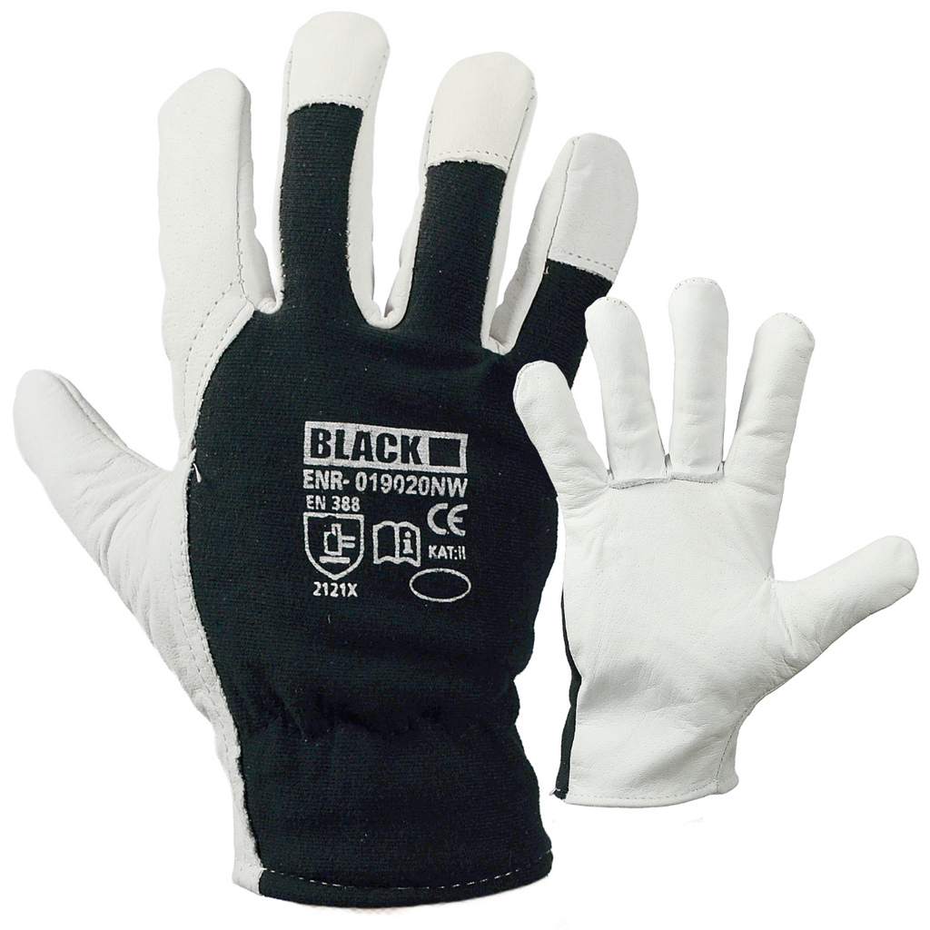 Paigaldaja kaitsekindad, 9", kitsenahast, 1 tk