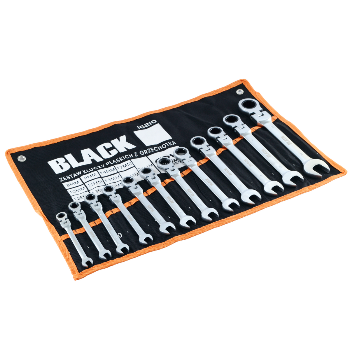 BLACKTOOLS põrk-kombivõtmete komplekt 8–22 mm, 12 tk 16210