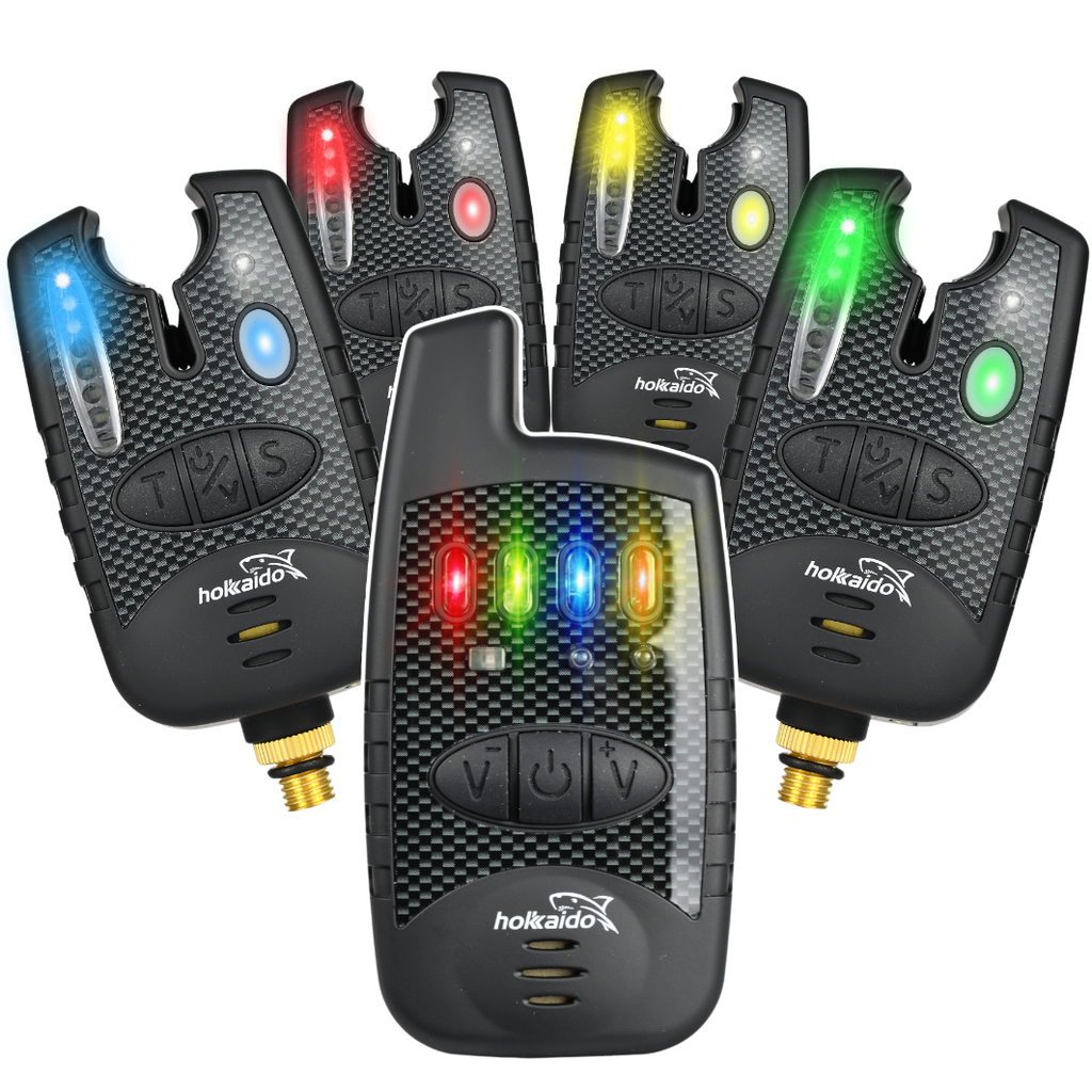 Kalastusäratuse komplekt 4+1 Hokkaido juhtseadmega karbis