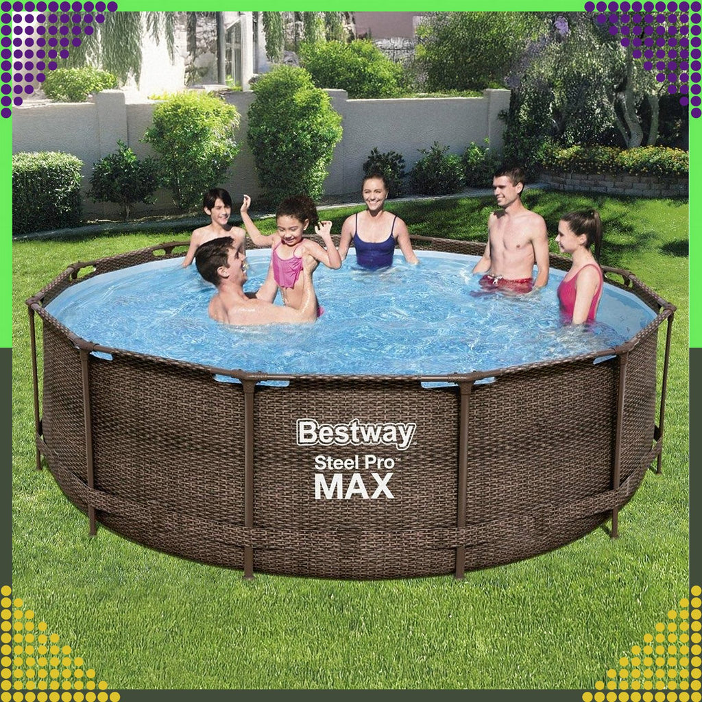 Bestway Steel Pro Max ümmargune karkassbassein 366 × 100 cm 56709
