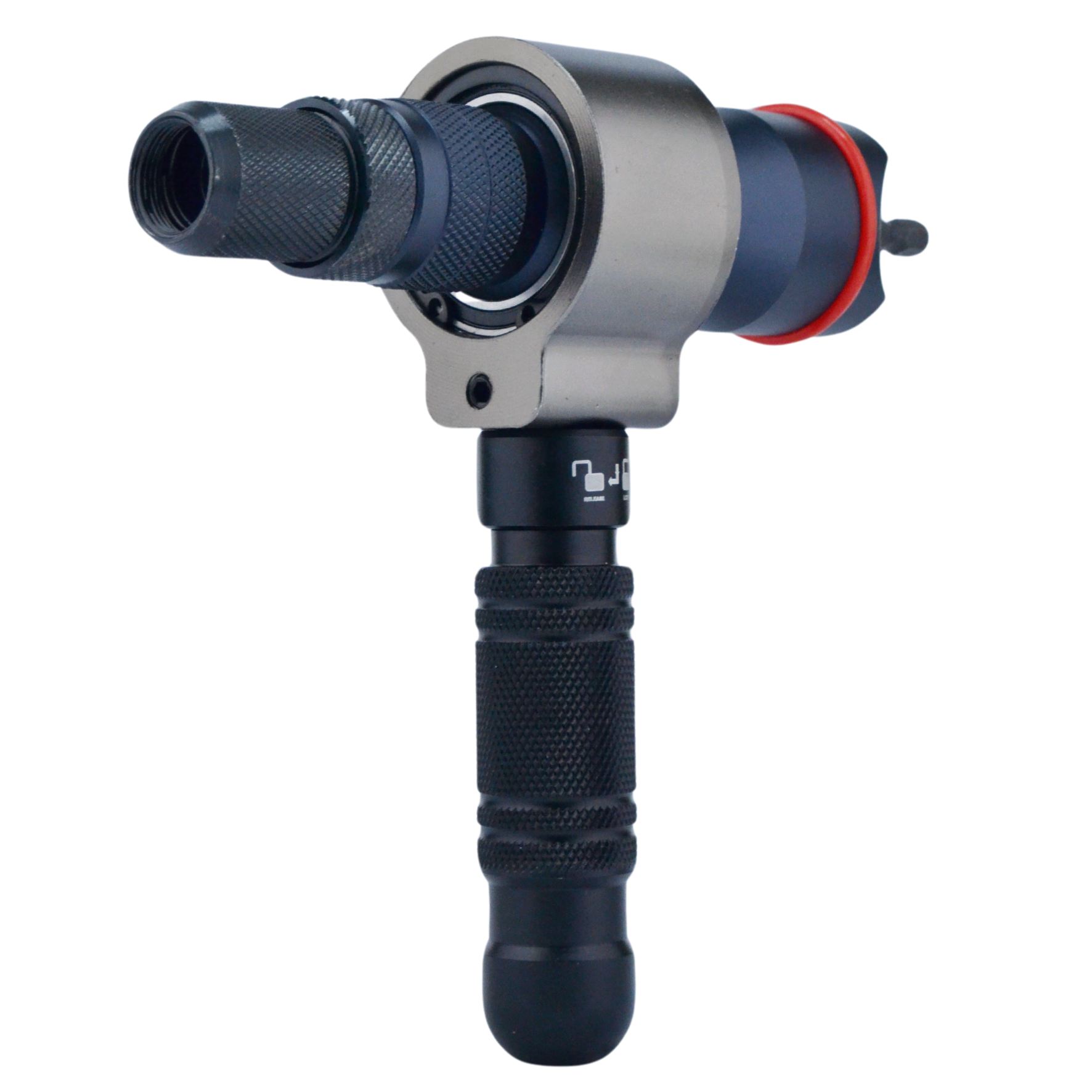 3-ühes neetimispüstol neetmutrite ja neetide jaoks koos 13-osalise adapterikomplektiga kruvikeeraja trellile