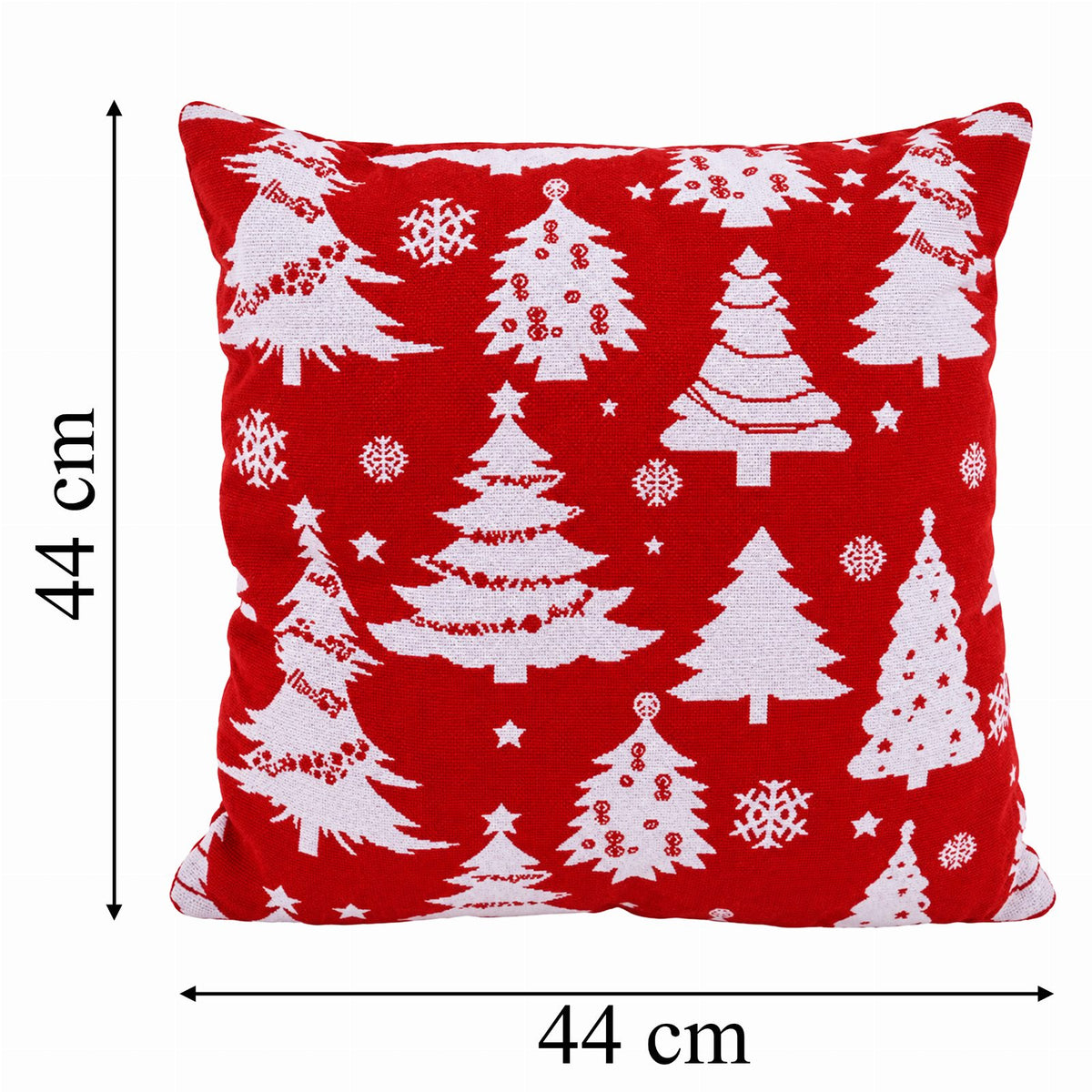 Jõulupuude kujundusega dekoratiivne padjakate 44 × 44 cm RC-K-2680