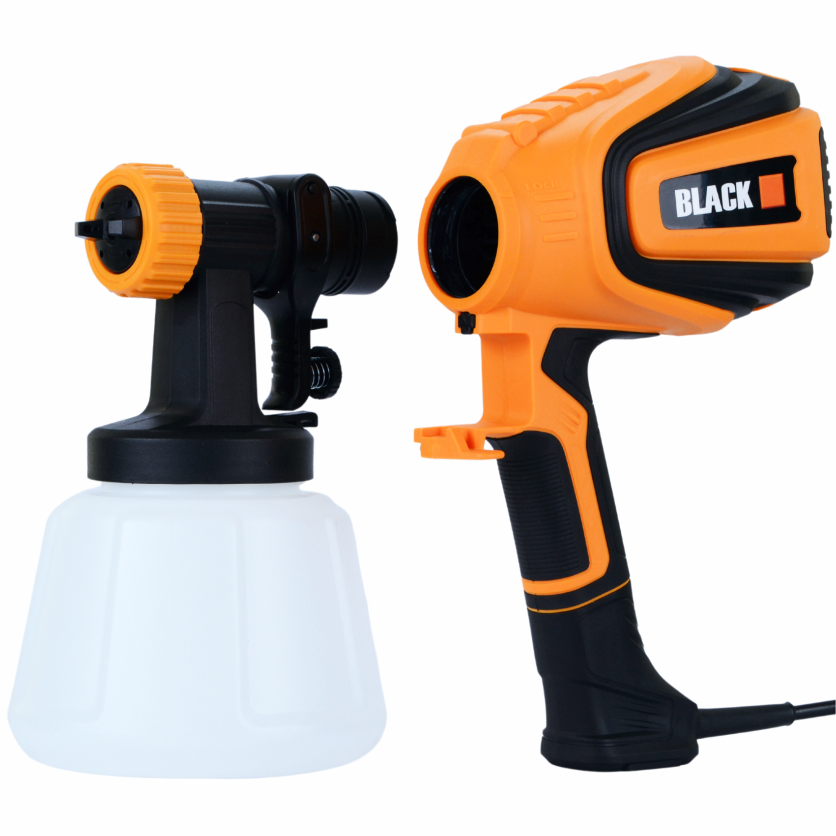 700W seinavärviprits koos 4 düüsi, suur komplekt, Black