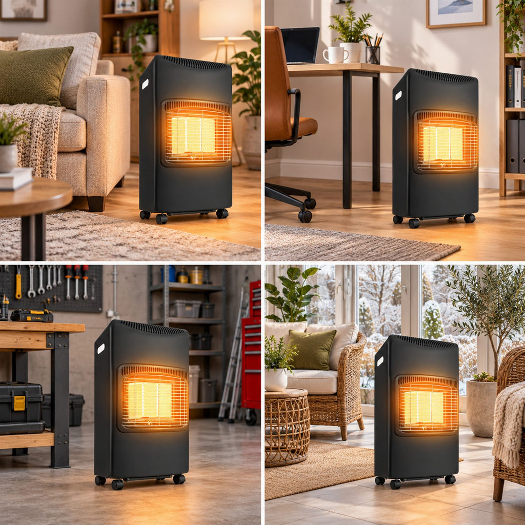 Gas Heater Propane Butane LPG 4.2 kW with 60m Regulator