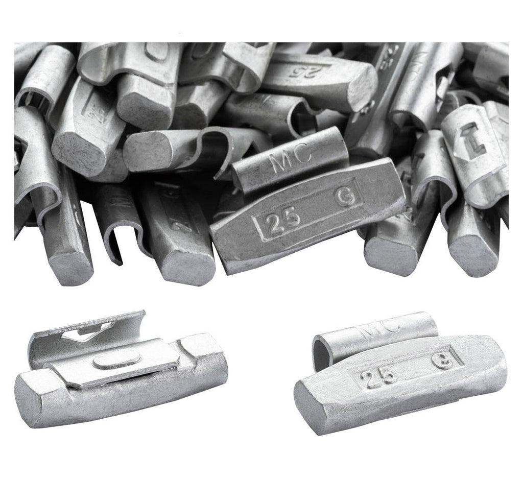 FiveStars klambriga rattatasakaalu raskused 25 g ALU velgedele, 100 tk (100 tk, 25 g)