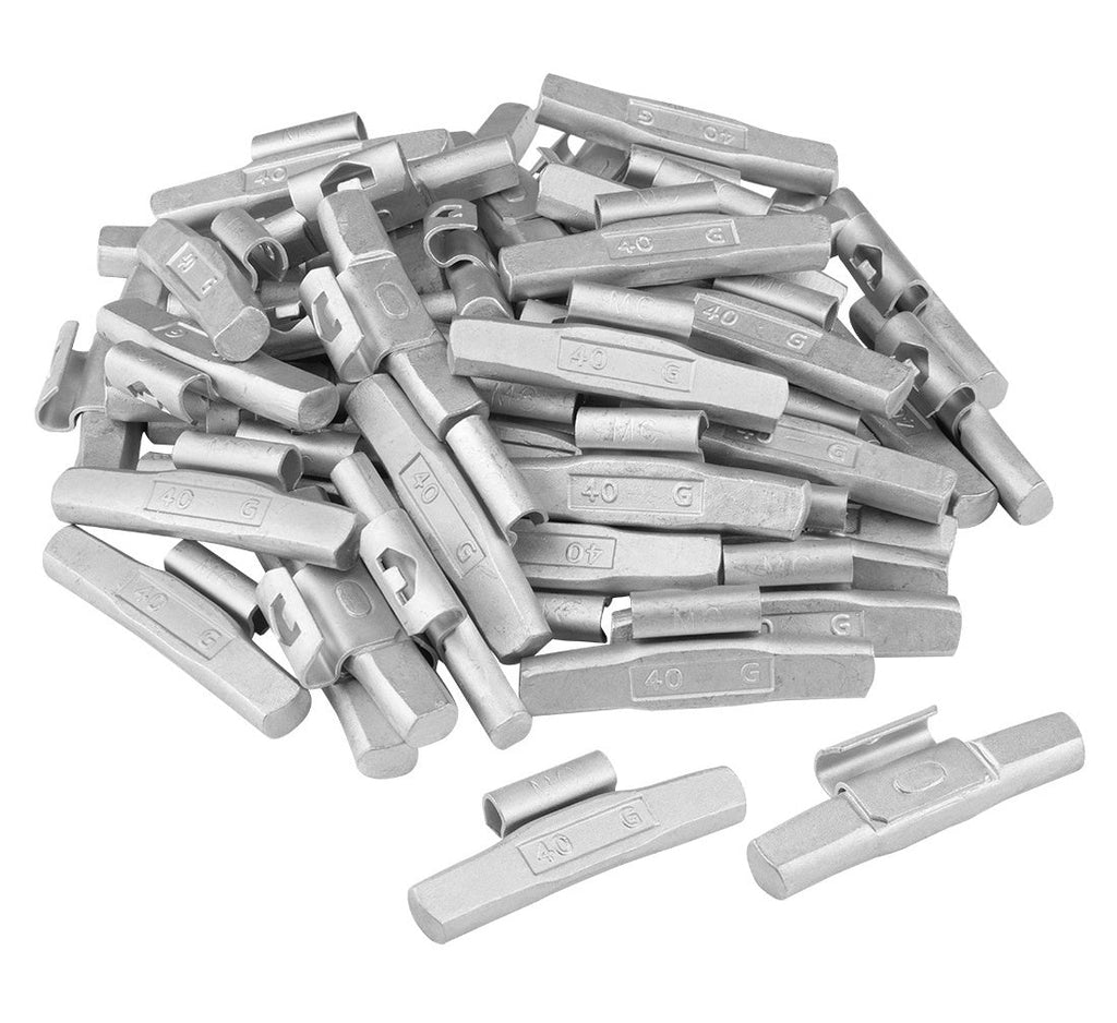 FiveStars klambriga rattaraskused 40 g ALU velgedele, 50 tk (50 tk, 40 g)