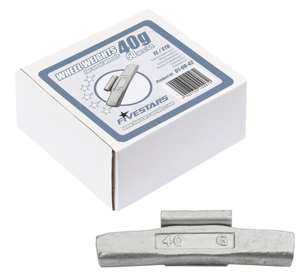 FiveStars klambriga rattaraskused terasvelgedele 40g - 50 tk (50 tk, 40 g)