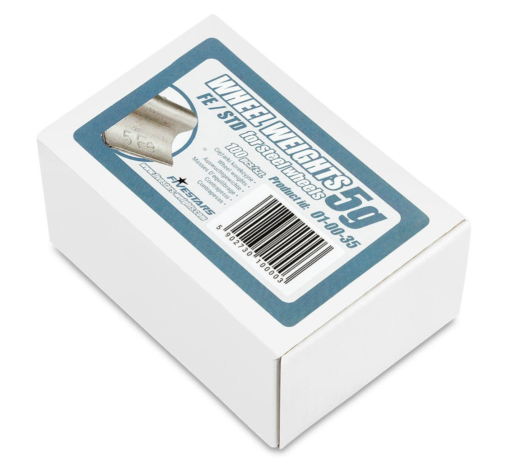 FiveStars klambriga terasest rattaraskused 5 g – 100 tk (100 tk)