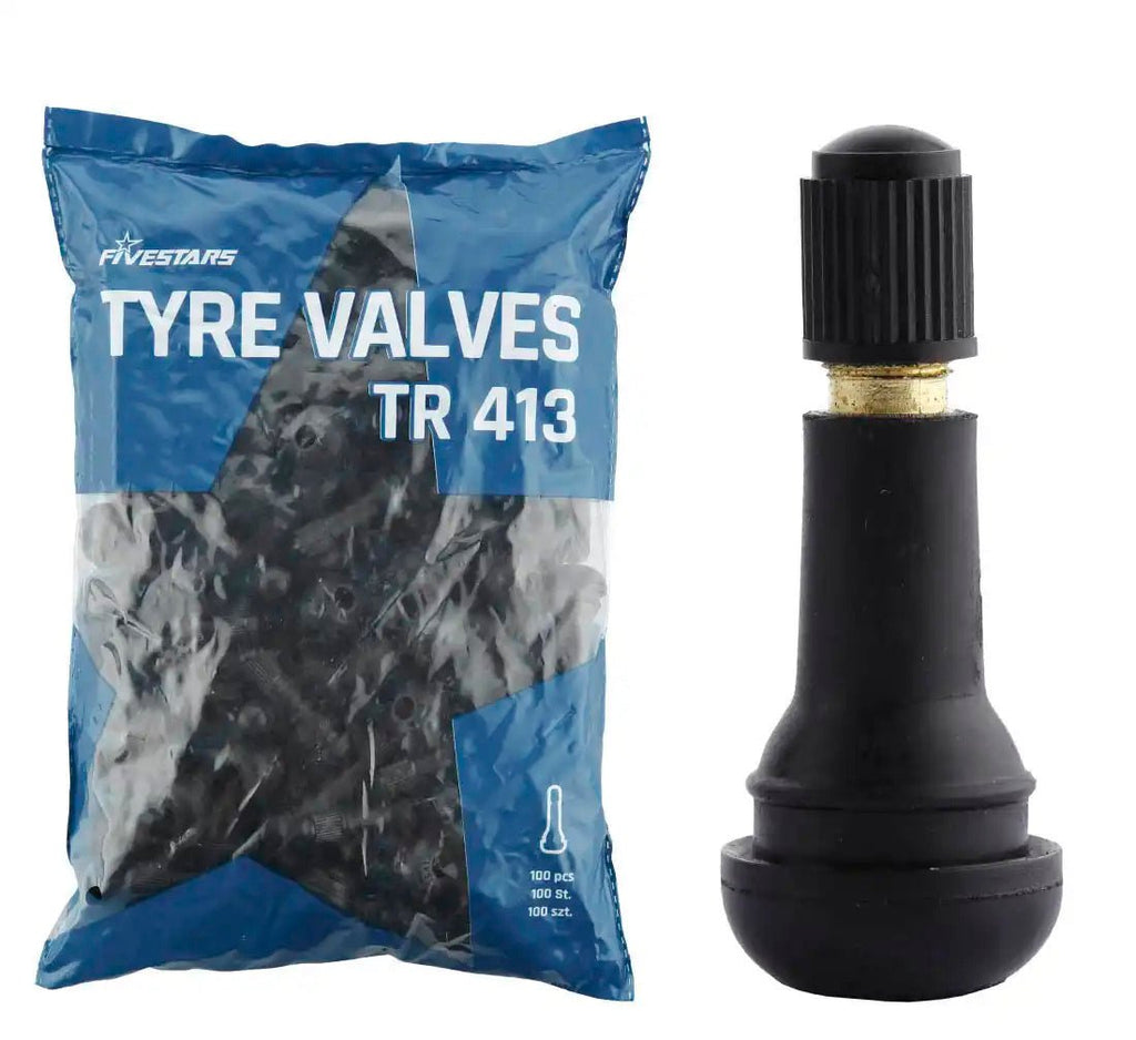 FIVESTARS TR413 tubeless rehviventiilid – 100 tk (100 tk)